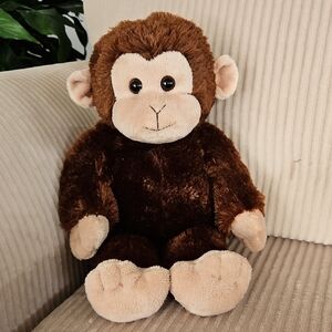 Brown Plush Monkey Toy